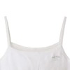 GUNZE Half Top Pieclair Daily 100% Cotton Girls, New White
