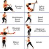 Long Resistance Bands for Working out Women, Fabric Resistance Band,