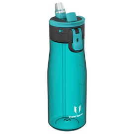 Sparrow Water Bottle 1L - One-Tap TouchFlow Water Bottles with Straw - Non-Toxic - BPA Free Tritan Bottles - Leak Proof & Sustainable Drinks Bottle for Sports, Outdoors