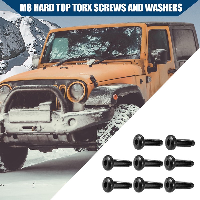 Hihaha Windshield Frame Bolts & Hinge Torx Screws / 8