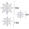 CCINEE Christmas Tree Decoration, Christmas Snowflake Ornament, Snowflake Decoration, Christmas