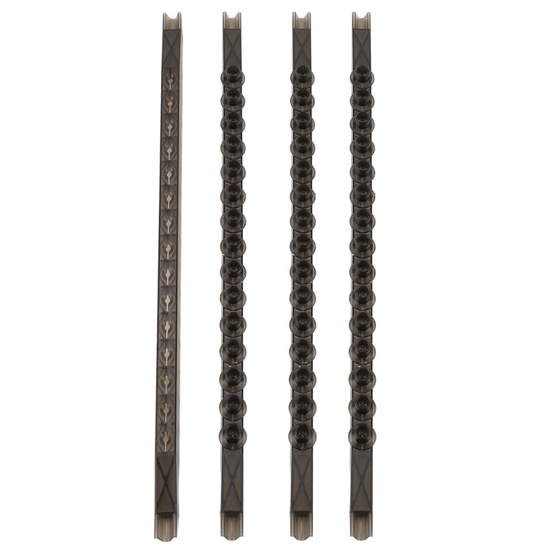 4Pcs Bee Cell Bars Strips with 50Pcs Cell Cups Beekeeping