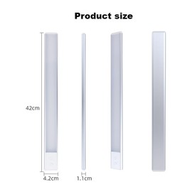 12V LED Light Bar with Switch - Dimmable 3 Color Temperature, Low Voltage Interior Light for RV Camper Trailer Car Cargo Truck Lorry Boat - Pack of 2