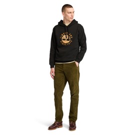 Timberland Men's Holiday Graphic Hoodie, Black, Large