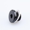 AC PERFORMANCE M12x1.5 Low Profile Hex Port Plug Aluminum Black