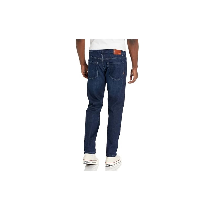 BOSS Maine Regular Fit Stretch Denim Jeans Indigo Blue