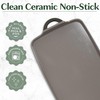 Goodful All-in-One Double Burner Griddle, Ceramic Nonstick, Durable Cast Aluminum,