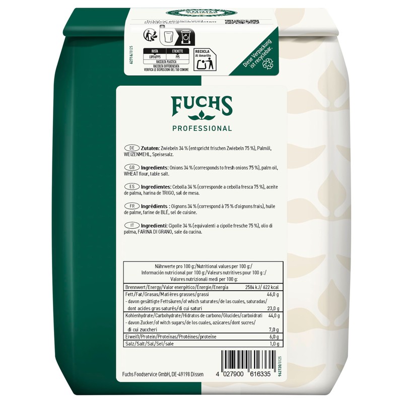 Fuchs Professional - Cipolle arrostite | 500 g | Per