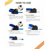 Strapinno 2PCS Retractable Ratchet Straps (1 7/8 in x 4