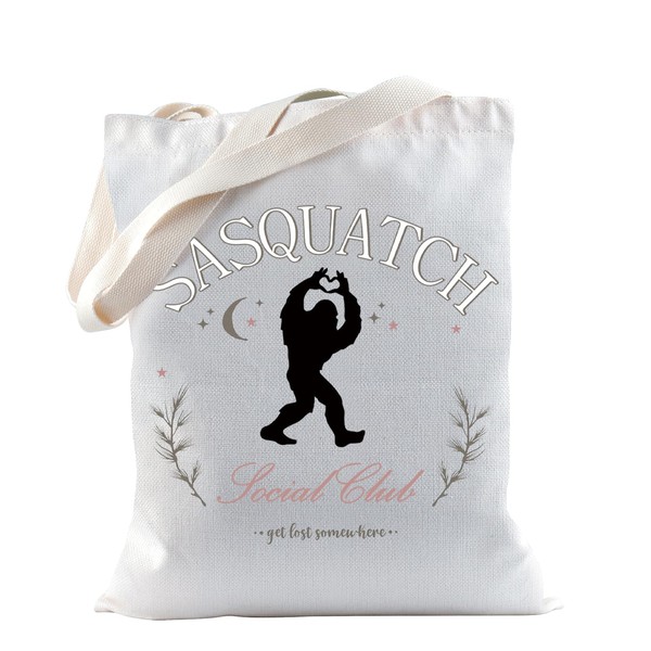 TSOTMO Bigfoot Gift Tote Bag for Camping Lovers (Sasquatch)