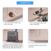 35mm Hinge Drilling Jig Hole Guide Woodworking Tools, Aluminum Alloy