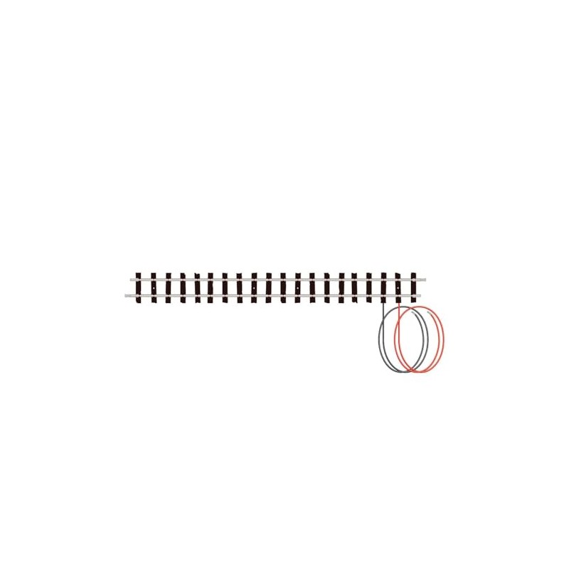 Peco ST-413 Setrack Standard Straight Wired (Single Unit) OO-9 Gauge