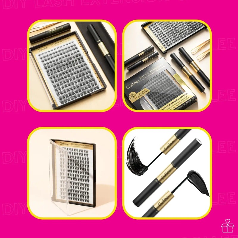 Pestañas Diy Golle Para Colocar En Casa Lash Extension Kit