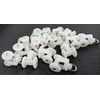 FAPBADRI Runners/Sliders for M Track/Curtain Channel, Colour - White, 50