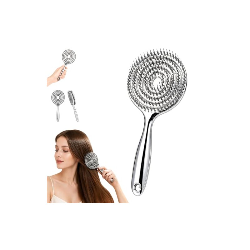 Cepillo para Cabello de Jabalí y Nylon, Cepillo para Cabello