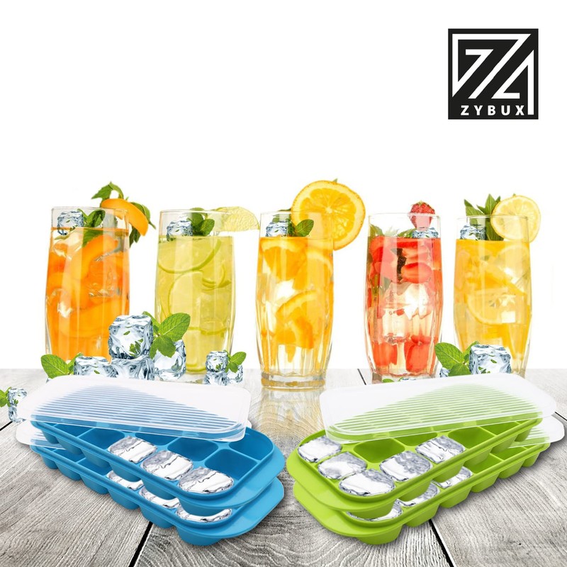 ZYBUX - 4 x Set of Ice Cube Tray with