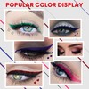 Erinde 6 Colours Liquid Eyeliner Set, Colourful Eye Liner Stick,