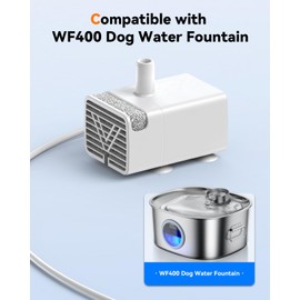 Dog Water Fountain Stainless Steel, 11L/2.8Gal Large Pet Water Fountain for Large Dogs Inside, Dog Fountain Water Bowl Dispenser with Visible Window & LED, Ultra Quiet for Dogs and Multi-Pet (Pump)
