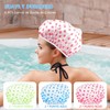 6 Piezas Gorro de Ducha Impermeable, SHUUDAUKO Gorro de Ducha