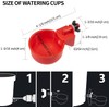 12-Pack Automatic Chicken Waterer Cups - Gravity Fed Poultry Watering