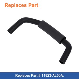 Manguera de respiradero para cárter (1 unidad), compatible con Nissan 350Z Infiniti G35 FX35 M35 de 2003-2006. Sustituye a la pieza # 11823-AL50A.
