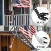 No Drill Flag Pole Holder for Railing,for 1" Flagpole, Flag