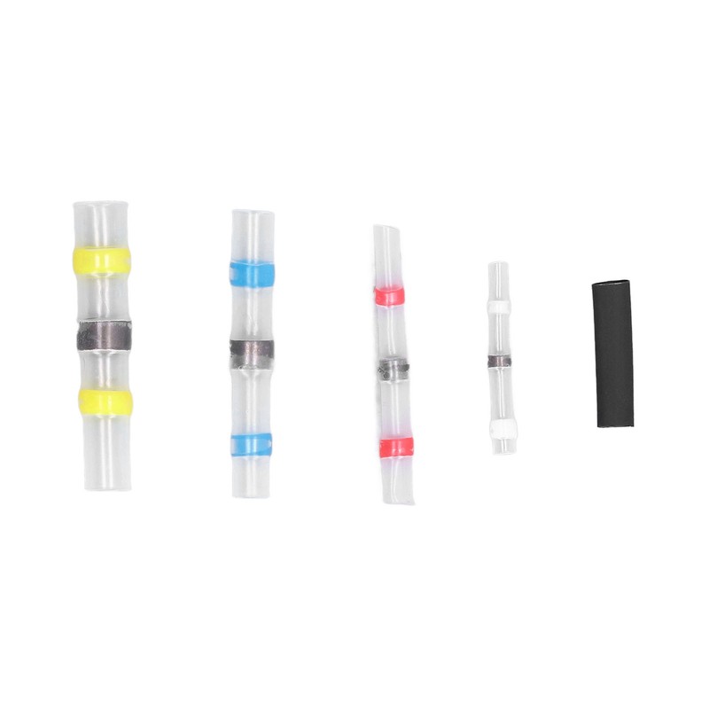 Solder Seal Wire Connectors Heat Shrink Tubing Kit Marine Insulated
