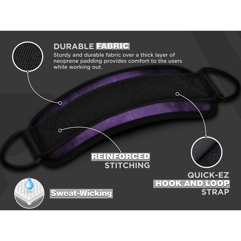 RDX Ankle Straps Strength Training Ring Weight Lifting Machine Fastening