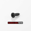 JQK #4 x 1/2" Black Screw, Flat Head Phillips Wood