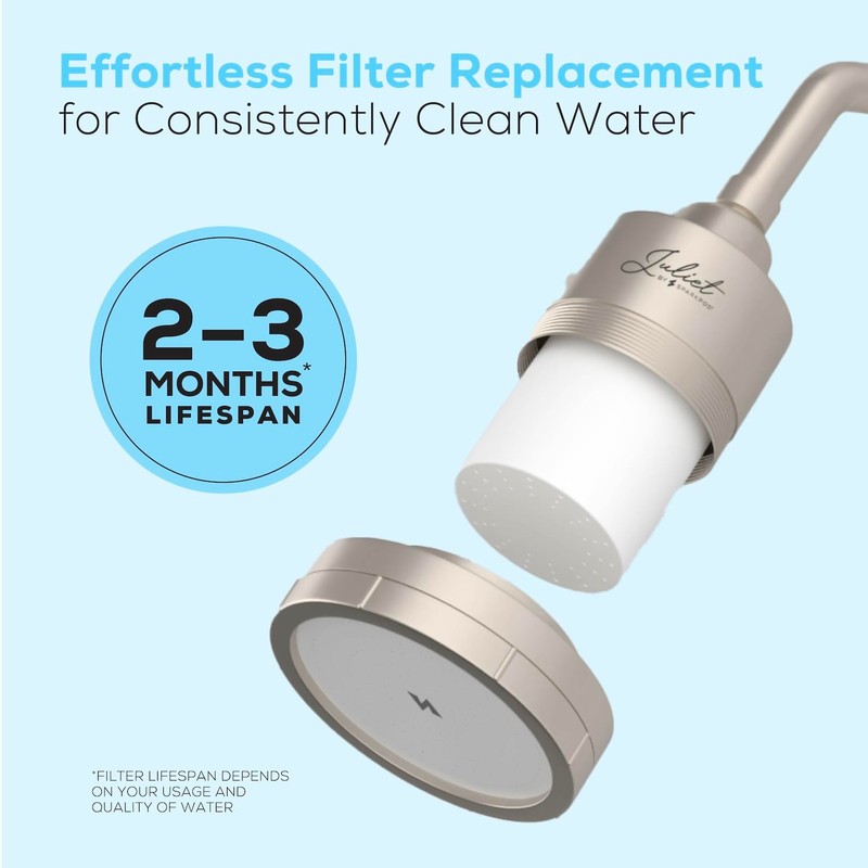 SparkPod Filtered Showerhead - Brushed Nickel