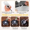 7 Pack Water Bottle Cleaner Brush Set, Extra Long Silicone