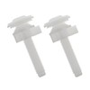 SHINEOFI 2Pcs Toilet Seat Mounting Bolts with Washers Wear Resistant