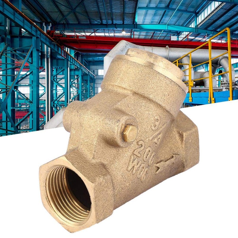 Check Valve NPT 3/4 inch Thread Brass Check Valve Y-Type