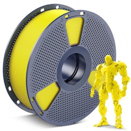 SUNLU PLA Filament 1.75mm, Neatly Wound 3D Printer Filament 1.75mm Dimensional Accuracy +/- 0.02mm, Fit Most FDM 3D Printers, 1kg Spool (2.2lbs), 330 Meters, Yellow