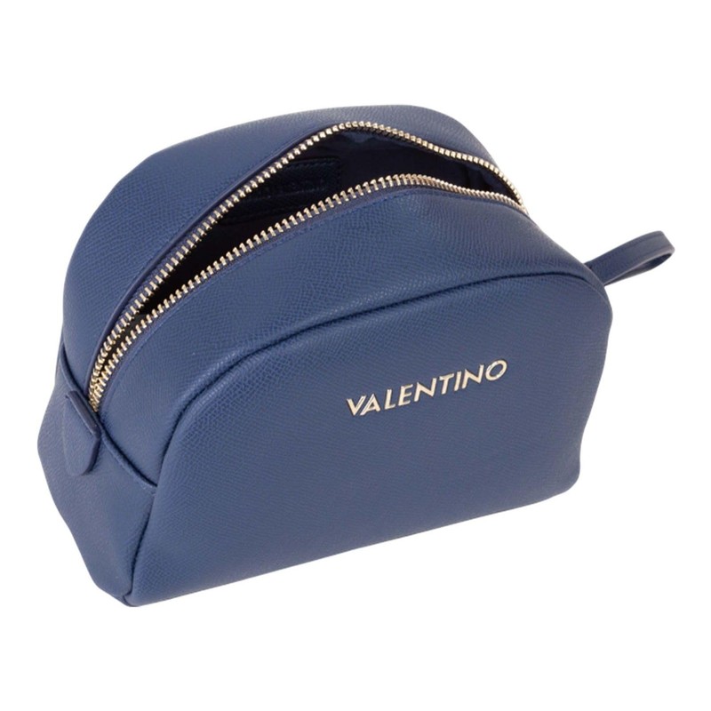 VALENTINO Kulturbeutel FAE Re Soft Cosmetic Case Blu dunkelblau