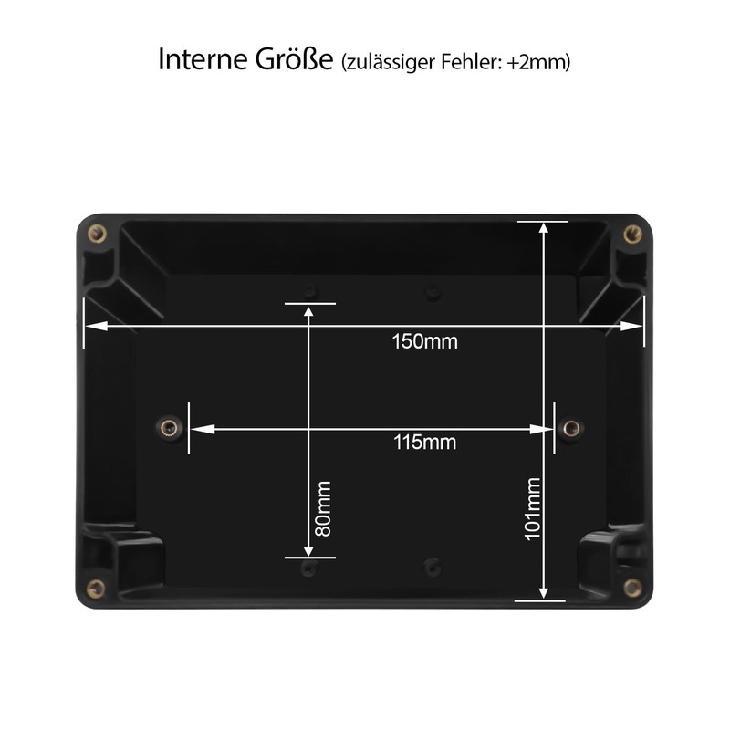 LeMotech Project Box ABS Plastic Distribution Box IP65 Waterproof Electrical