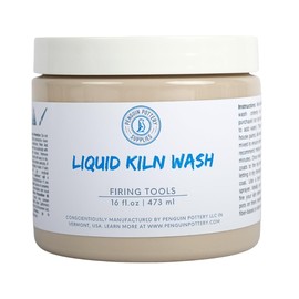 Penguin Pottery - 16 oz Liquid Kiln Wash - Ready to Use - No Need to Mix - Prevent Glaze from Sticking to Kiln Shelves (1 Pint | 16 fl.oz | 473 ml)