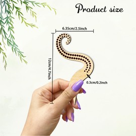 arricraft 15 Pcs Shaped Wooden Plant Tags, Octopus Tentacle Shape Waterproof Garden Stake Plant Marker for Indoor Outdoor Potted Plant Nursery Marker Decoration