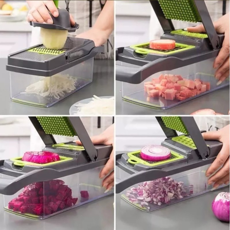 Molin Rallador Cortador Rebanador Picador Manual De Verduras Fruta