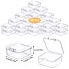Prmape Pack of 48 Storage Boxes with Lids Small, 4.5