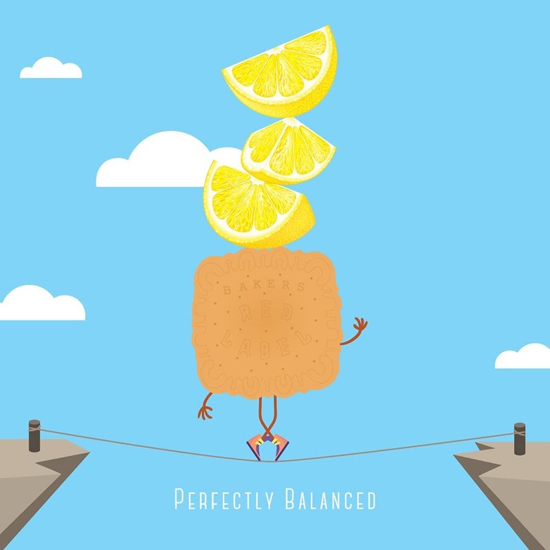 Bakers Red Label Lemon Creams Biscuits (200g) - Pack of