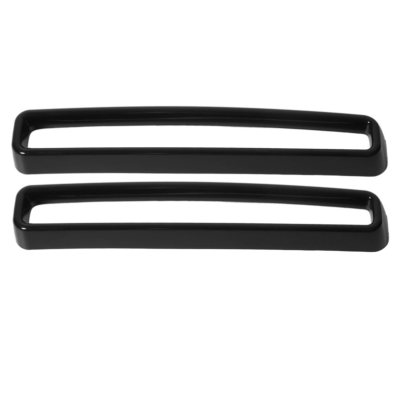 Car Front Grille Trim Bright Black UV Protection Coating Replacement