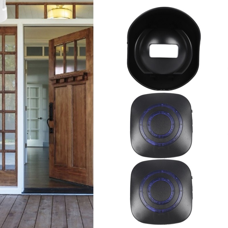 Infrared Detector Alarm to 240V Black Waterproof Separate Design 38