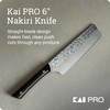 Kai PRO 6" Nakiri Knife, Hand Sharpened Vegetable Knife, Japanese