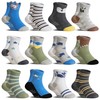 DoSmart 12 Pairs Baby Boys Toddlers Grips Socks Kids Infants