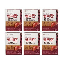 Chong Kun Dang Health Healthy Khan Royal 800mg x 30 capsules Milk Thistle Liver Health 6 boxes / 종근당건강 헬씨칸 로얄 800mg x 30캡슐 밀크씨슬 간 건강 6박스