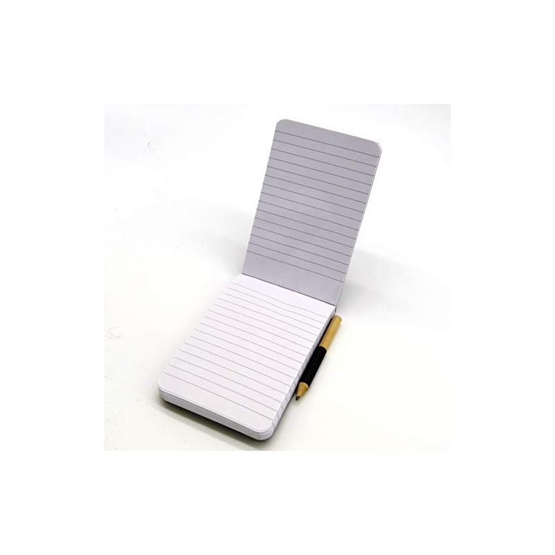 Tiger police style elastic notebook pad with pencil