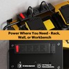 Spampur Large Power Tool Organizer Wall Mount with Charging Station,