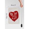 Femer Holzschild Spruch Du hast mein Herz Liebe 20x30cm Geschenk
