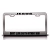 Jesus Don’T Leave Earth Without HIM Christian Metal License Plate